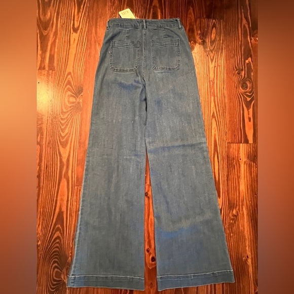 GIANNI BINI GB Wide Leg Denim Jeans NEW with Tags Junior Size 5 Dillards - Picture 3 of 7
